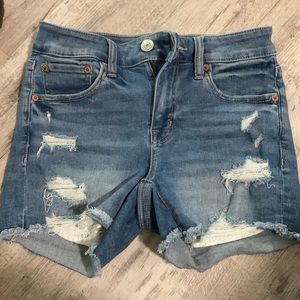AE denim shorts size 2